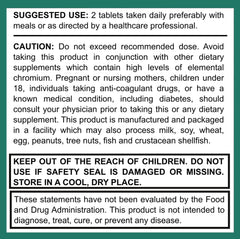 MEGA-M supplement facts panel notes USA-made facility for trusted quality.
