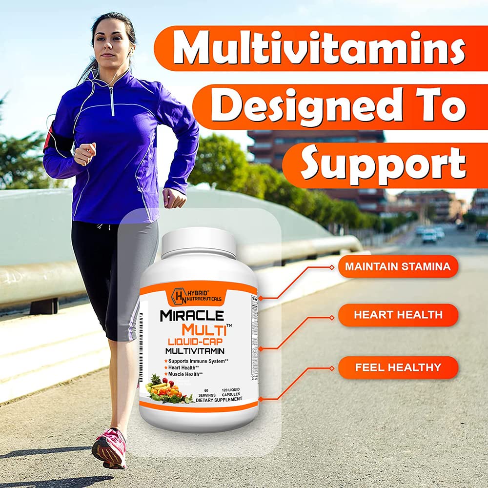 MiracleMulti capsules closeup reveals smooth liquid-filled softgels.
