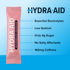 Close-up of HYDRA AID sticks showing easy mix