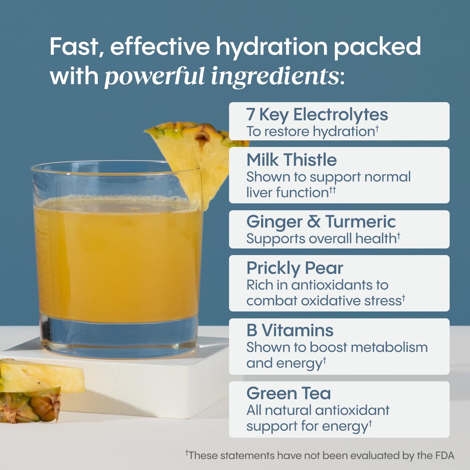 Hydralyte Liver Support turmeric and ginger with green tea boost