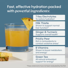 Hydralyte Liver Support turmeric and ginger with green tea boost