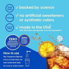 HYDRANT electrolyte powder packet highlighting 3x electrolytes for rapid hydration.