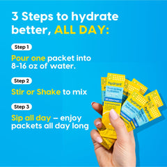 HYDRANT packaging front showcases color and zero sugar messaging