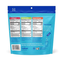 HYDRANT packet closeup showing single-serve electrolyte mix.