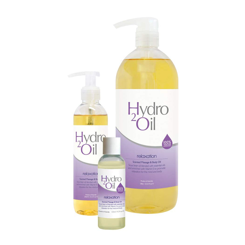 HYDRO 2 OIL lavender scent close-up highlighting its calming aromatherapy appeal.