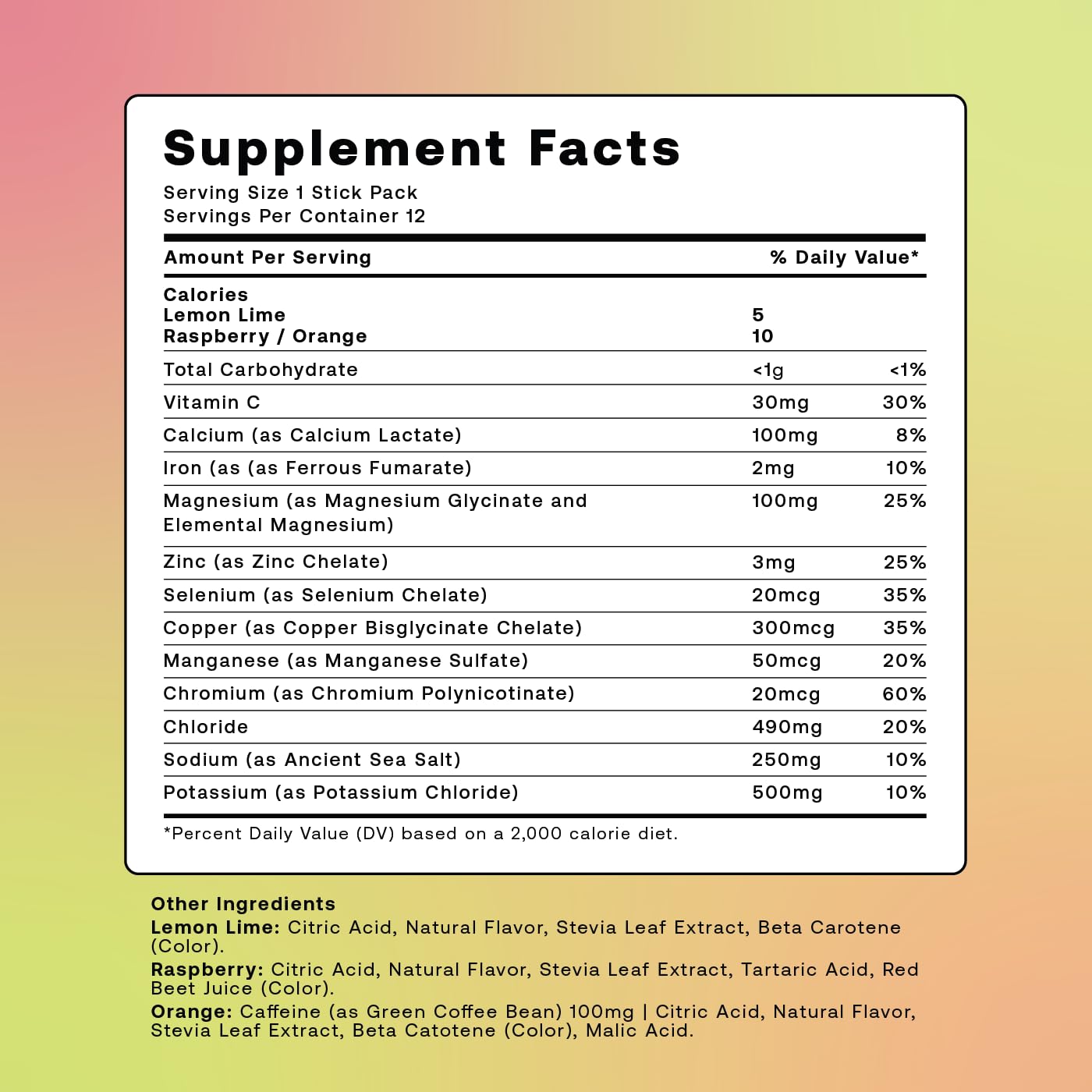 Hydrofy Orange + Caffeine flavor offering a natural energy boost