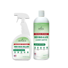 Hygea Natural Bed Bug Spray 24oz bottle ready to treat upholstery safely.