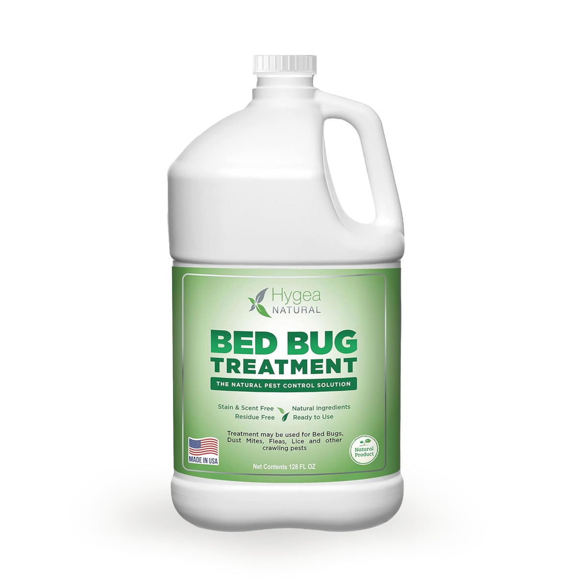 Hygea Natural bed bug spray bottle demonstrates rapid, on-contact action.