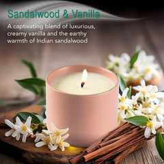 Hyggelight Adelyn candle showing 45-hour burn for extended ambiance.