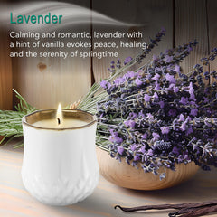Hyggelight Astrid provides a long burn of 45-50 hours for steady aroma.
