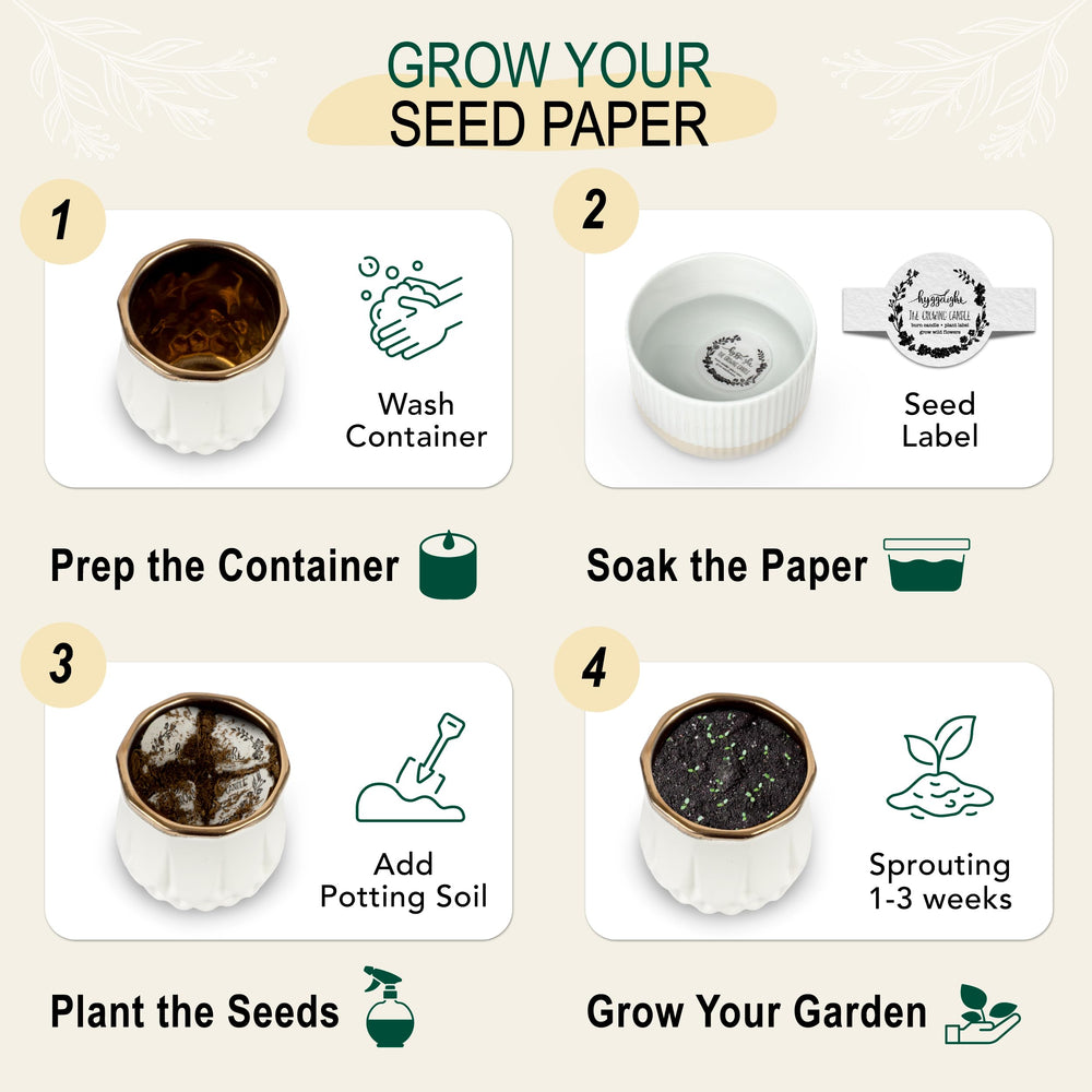 Hyggelight Astrid seed-label gift included for planting after use