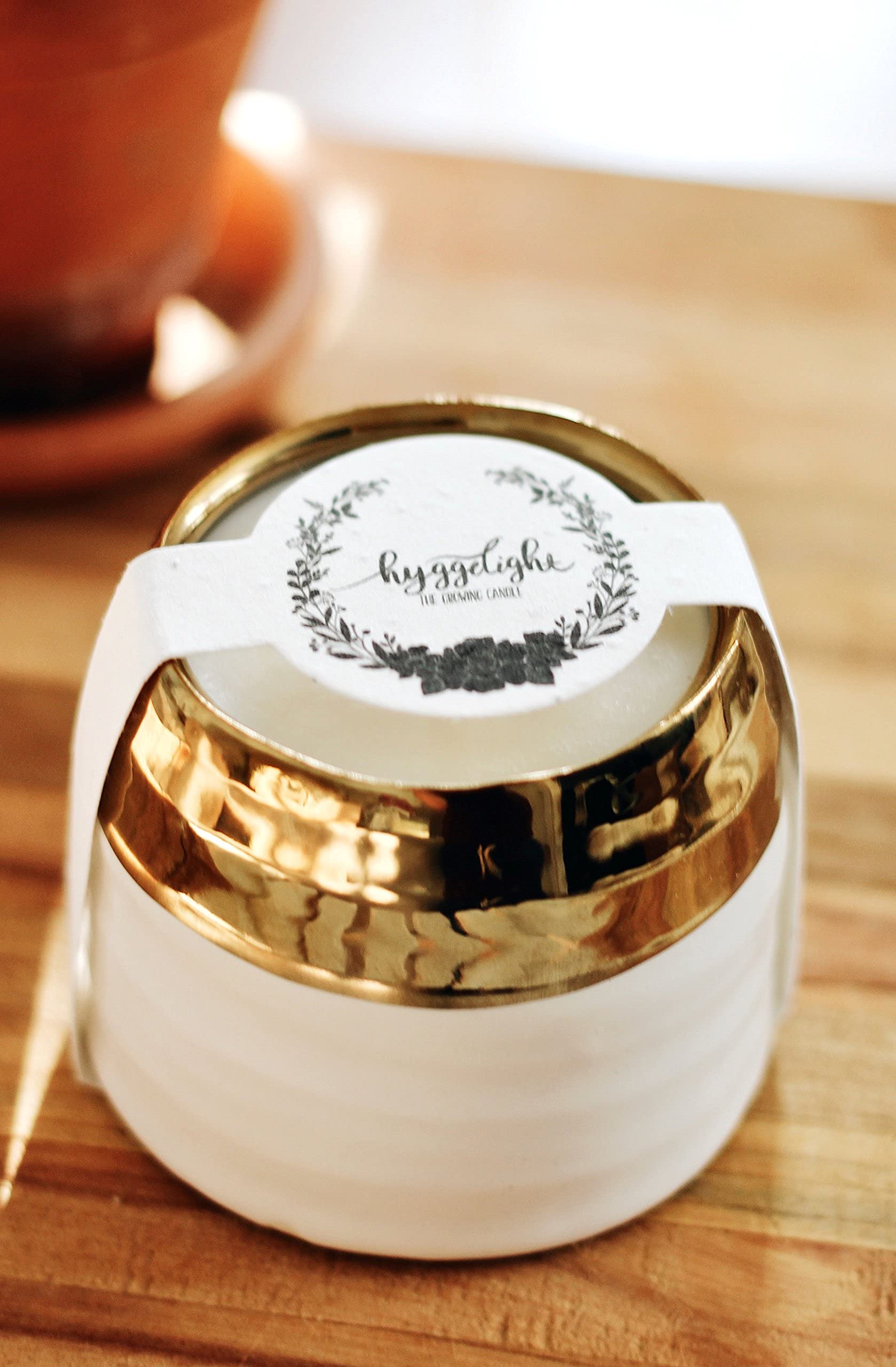 Hyggelight cozy home ambience shot with comforting fragrance.