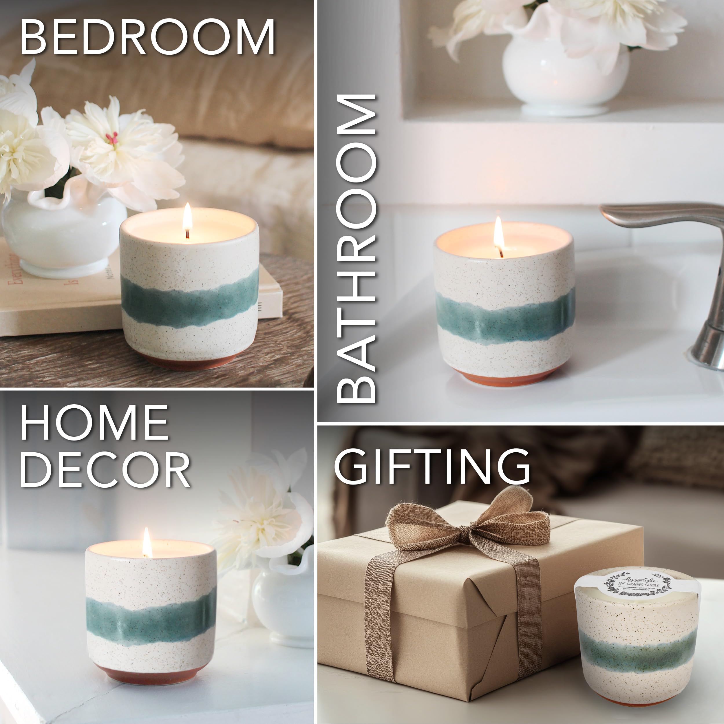 Hyggelight Edith long burn time of 45-50 hours for lasting ambiance.