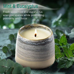 Greta cotton wick candle burning smoothly for cozy evenings.