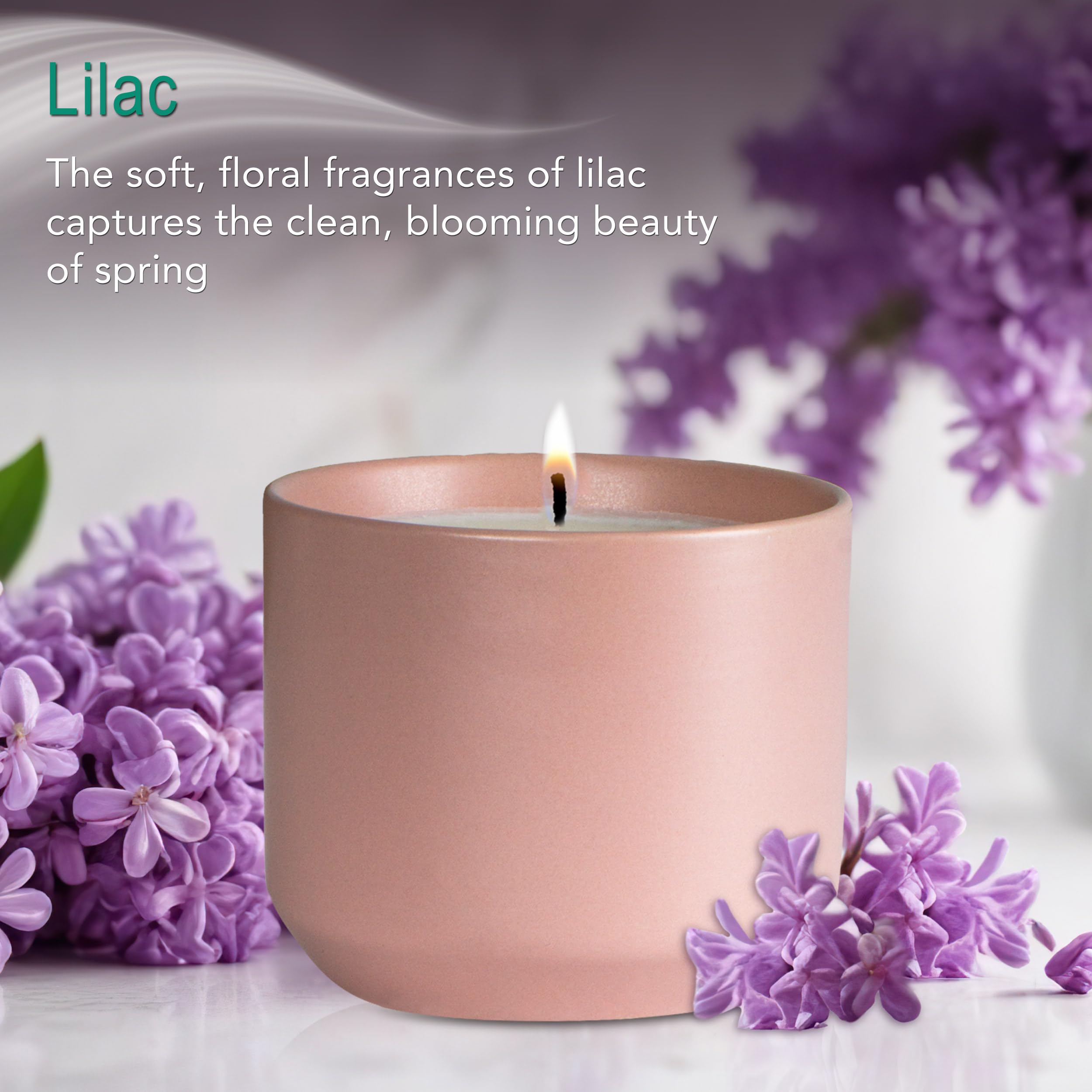 Hyggelight The Growing Candle Adelyn 8oz candle ready for relaxing evening
