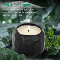 Hyggelight mint and eucalyptus scent close-up for refreshing home atmosphere.