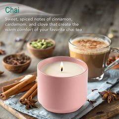Hyggelight 100% soy wax candle delivers clean, smooth burn.