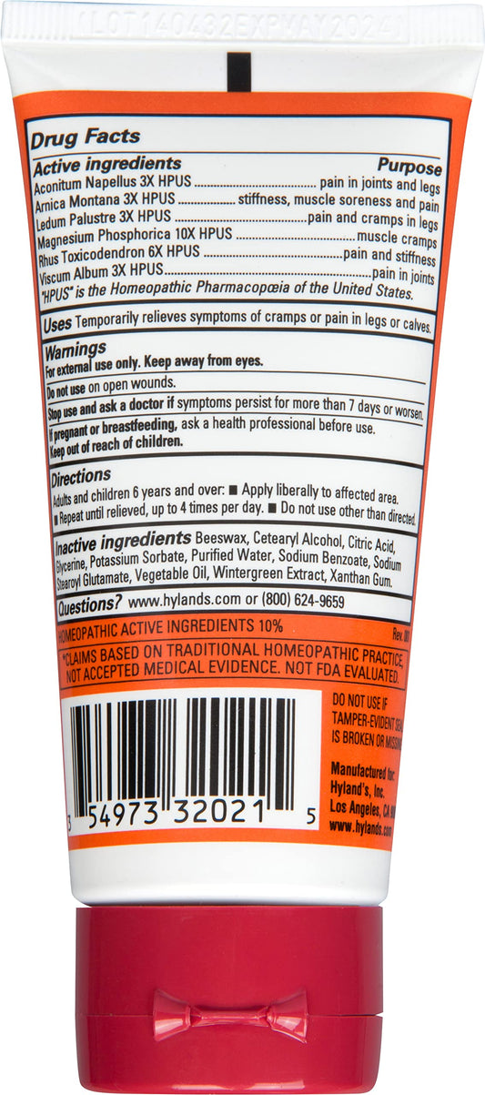 Hyland's Arnica Gel for leg cramps ready for at-home soothing relief.