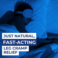 Hyland's Leg Cramps PM box close-up for fast nighttime relief