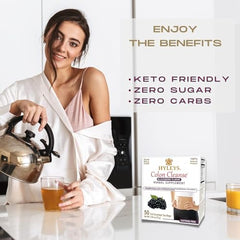 Dry herbal blend for Hyleys colon cleanse tea blackberry flavor.