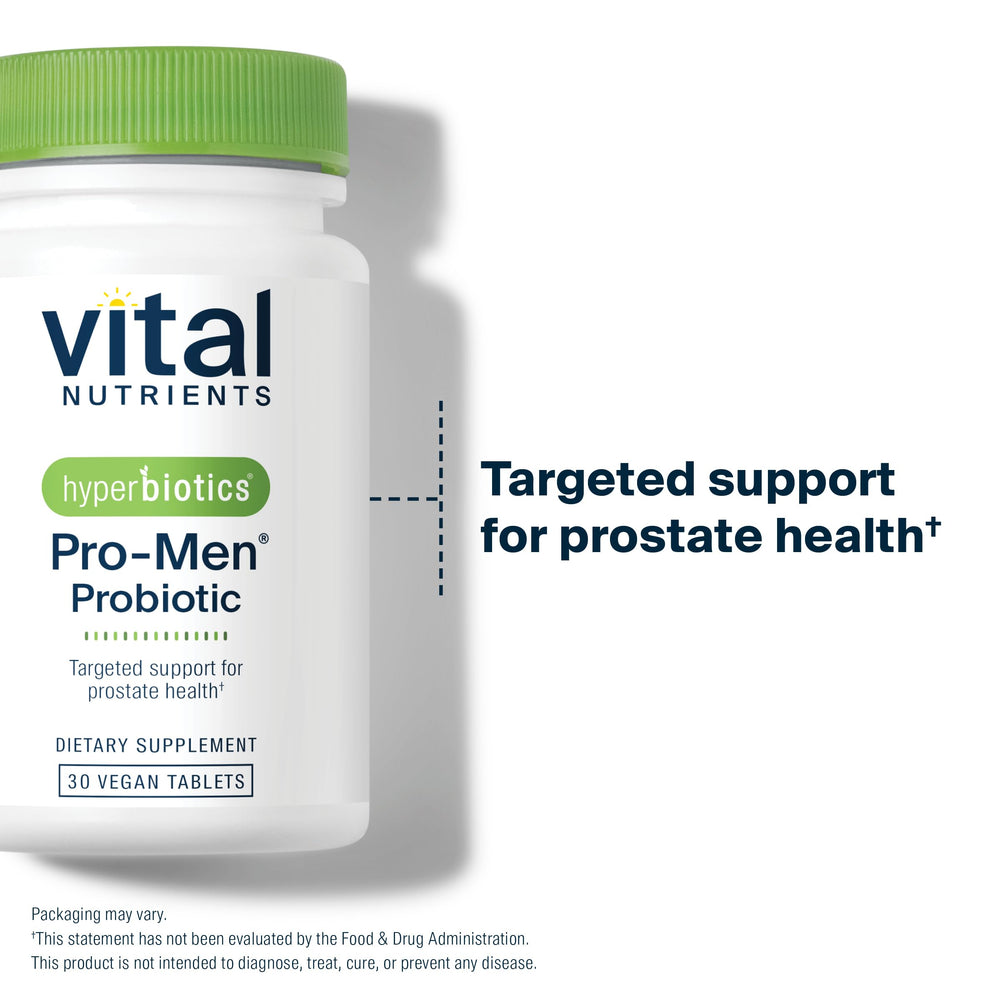 Six-strain probiotic blend with curcumin phytosome illustration.