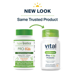 Hyperbiotics Vital Nutrients Pro Kids Probiotic manufactured in an NSF-certified facility.