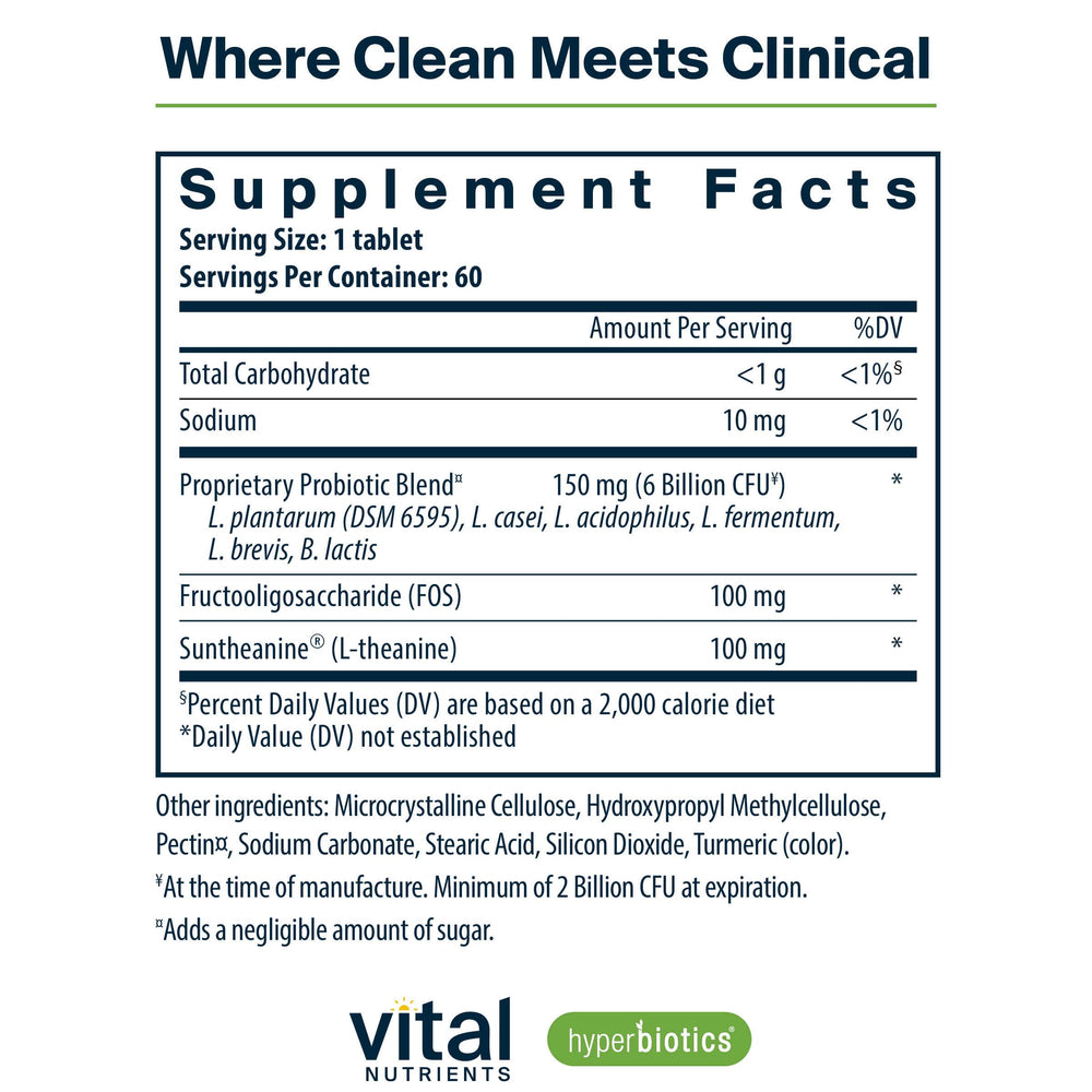 Hyperbiotics Vital Nutrients Pro Mood capsules closeup for mood support