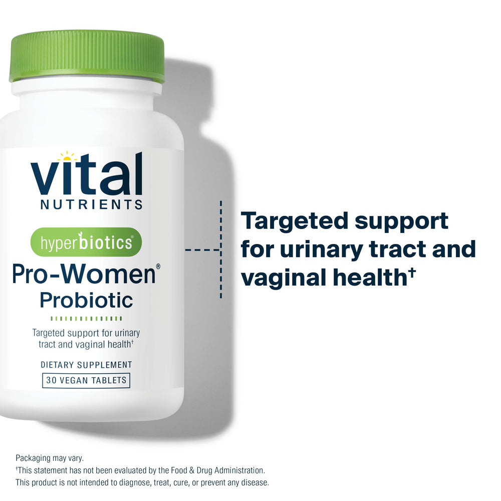 Hyperbiotics Vital Nutrients Pro Women with cranberry extract for urinary balance