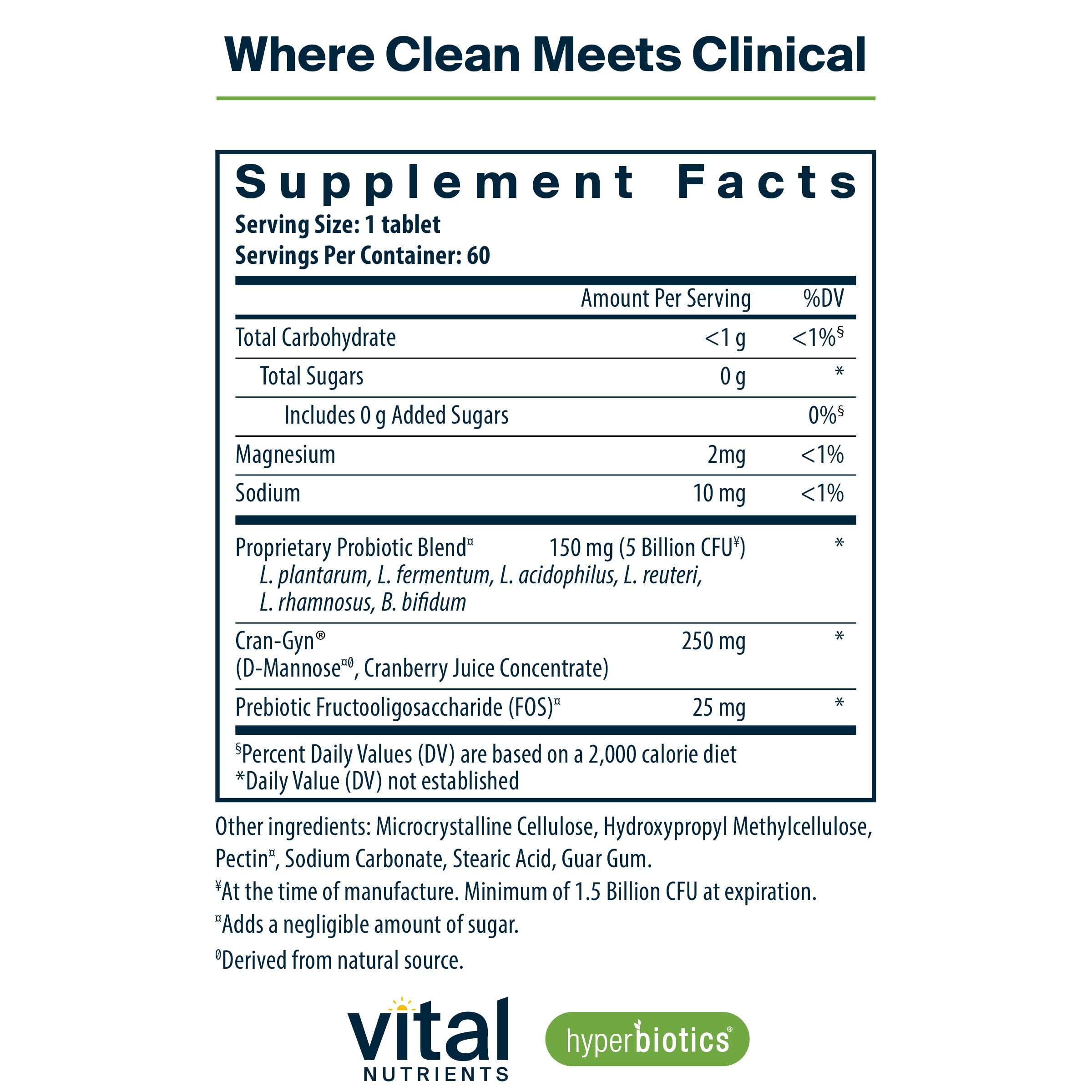 Hyperbiotics Pro Women tablet close-up for easy daily use and gut balance.