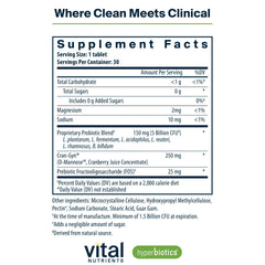 Hyperbiotics Vital Nutrients Pro Women tablet close-up for easy daily dosing