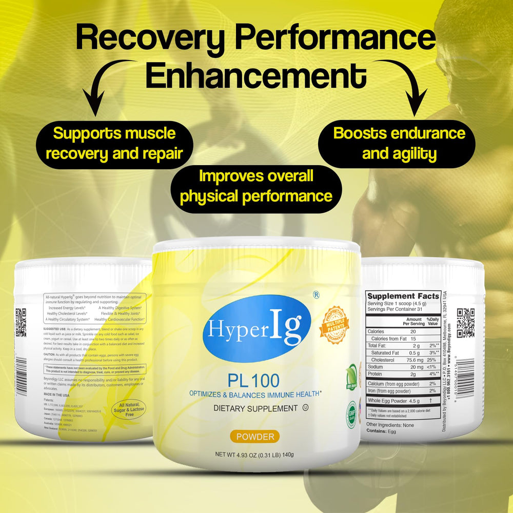 HYPERIG PL-100 active lifestyle setup ready for post-workout recovery.
