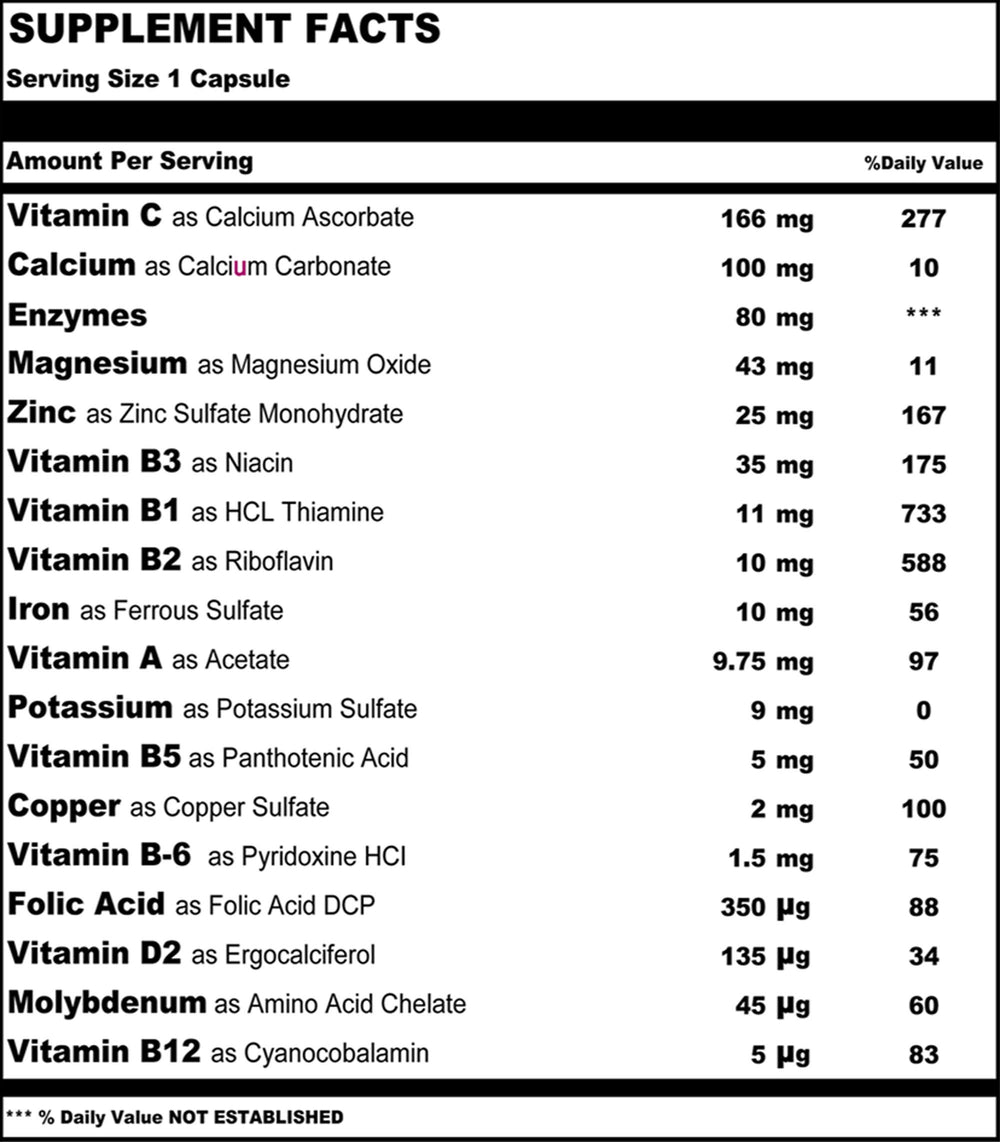 Hypernaturals OPTIMMUNER Plus label detail highlighting natural ingredients.