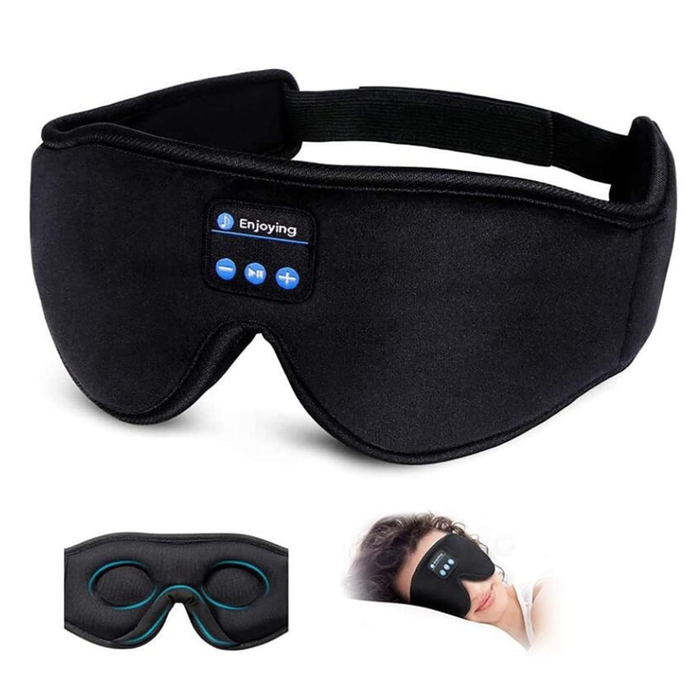 HYTAMY 3D sleep mask with Bluetooth headphones for immersive night listening