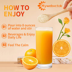 Hywebvctok cortisol drink powder featuring L-Theanine for relaxed focus