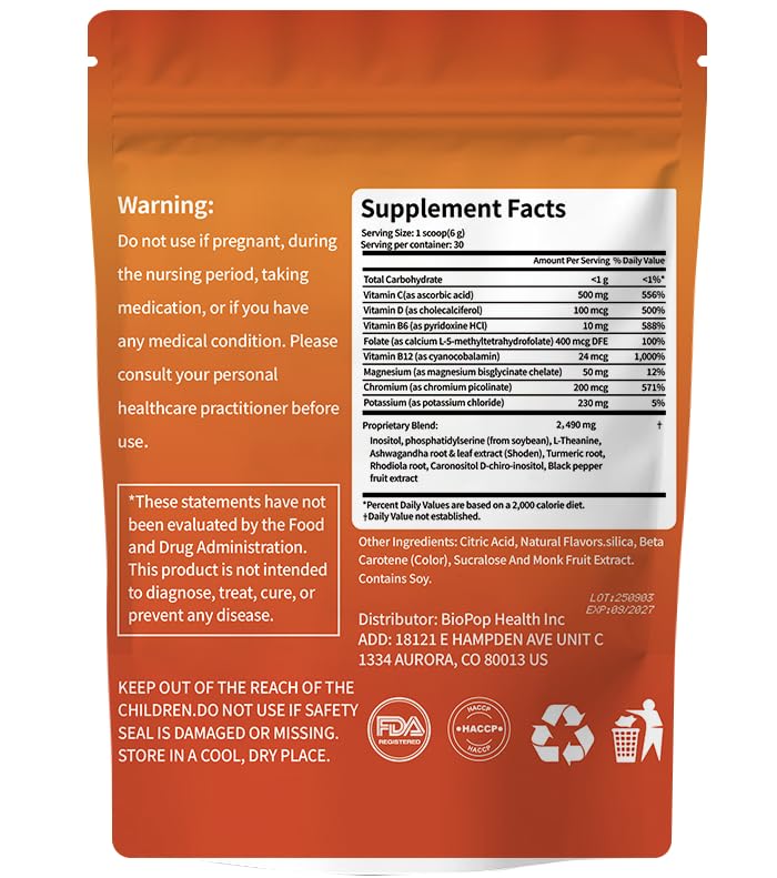 Hywebvctok cortisol drink powder sugar-free formula with no additives