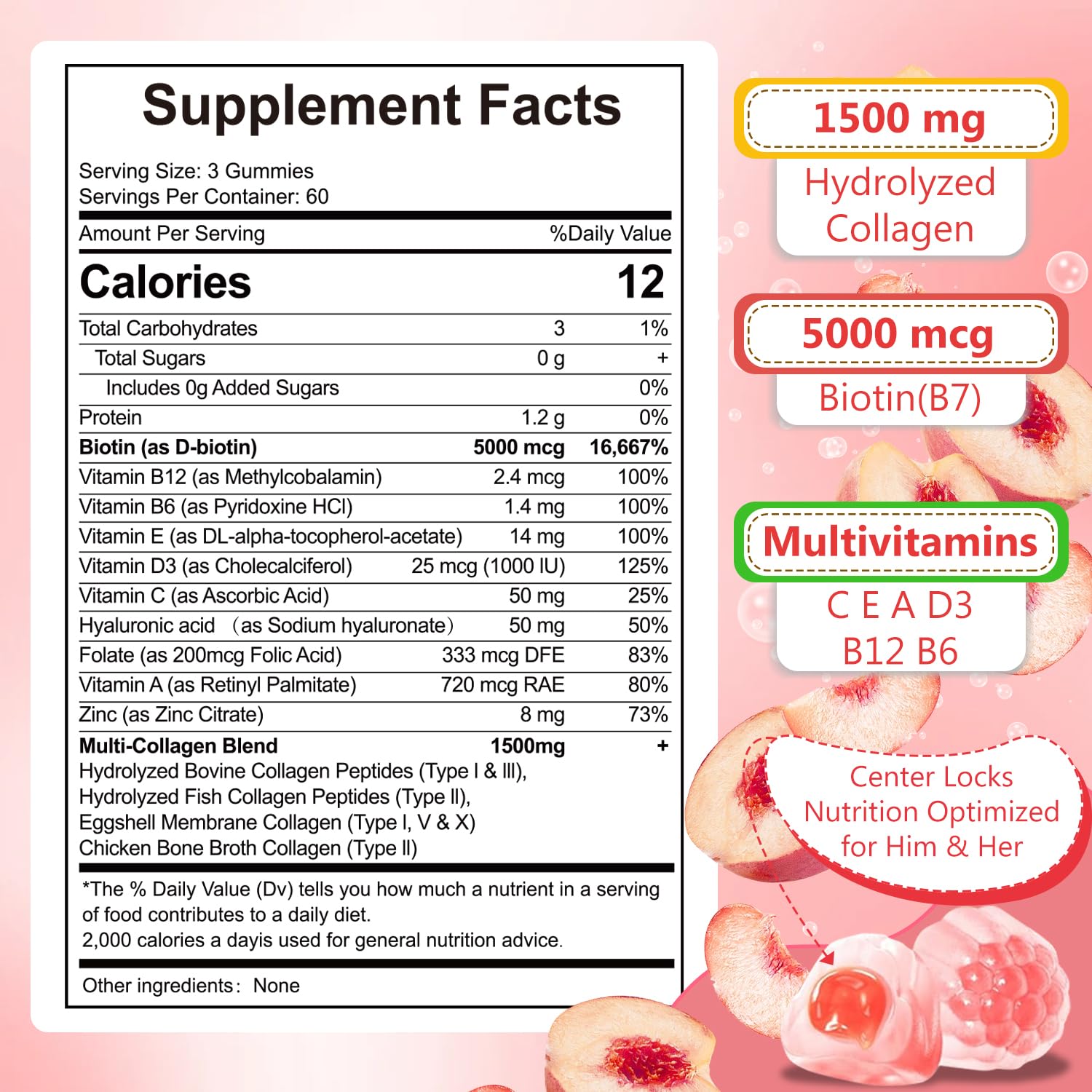 Hywebvctok gummies showcase dual-layer design for stable nutrients and better absorption.