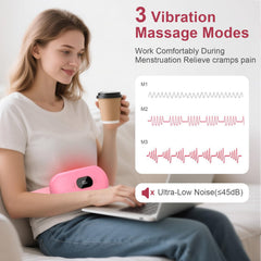 HZD device with 3 heat levels and 3 massage modes for personalized comfort