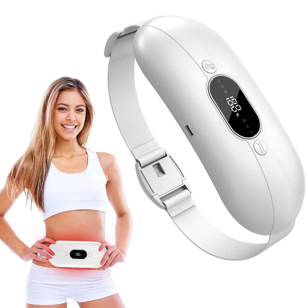 HZD portable heating pad for cramps, wearable and discreet for on-the-go relief
