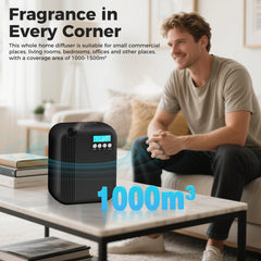 HZQVA Hotel Collection Diffuser 200 ml tank enables long-lasting fragrance.