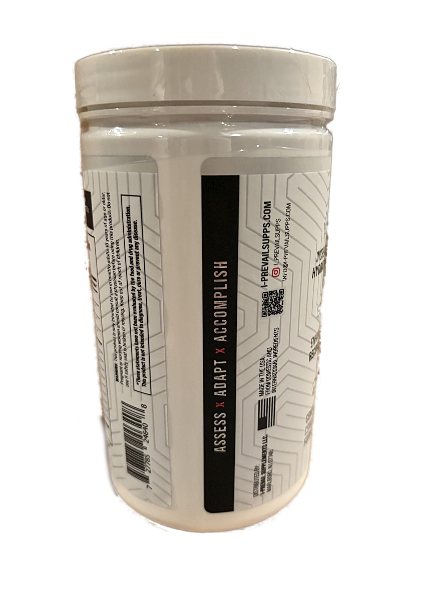 I-Prevail Amino Impact electrolytes and vitamins support hydration and energy