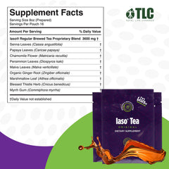 IASO Iaso Brewed Tea Original cup steeping for a relaxing, refreshing ritual