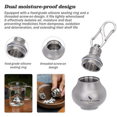 iBasingo gourd-design titanium container combines style and function.