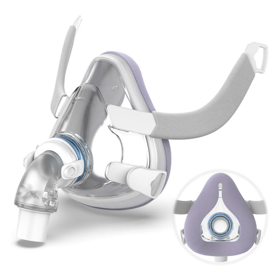 IBEET AirFit F20 cushion for breathable, skin-friendly seal during sleep