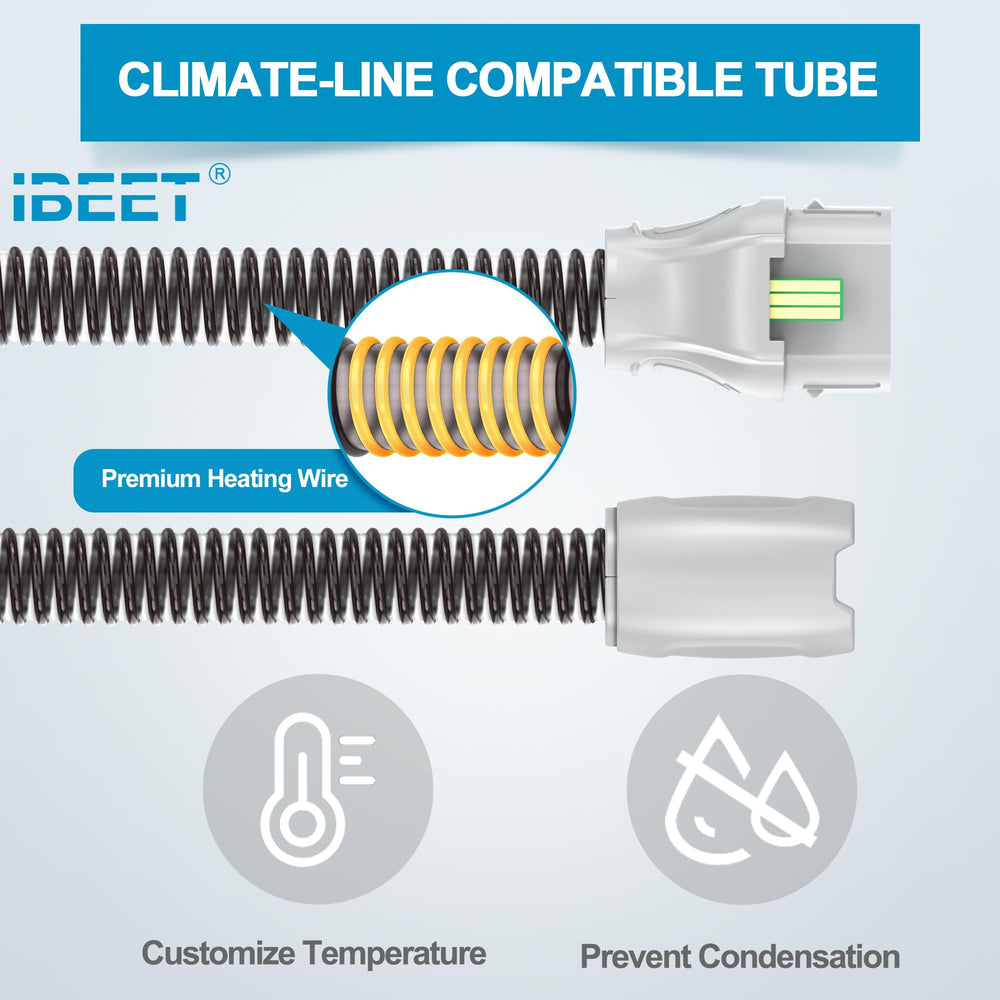 IBEET durable and flexible CPAP hose design