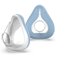 IBEET fabric cushion attached to AirFit F20 frame for a secure, stable seal.