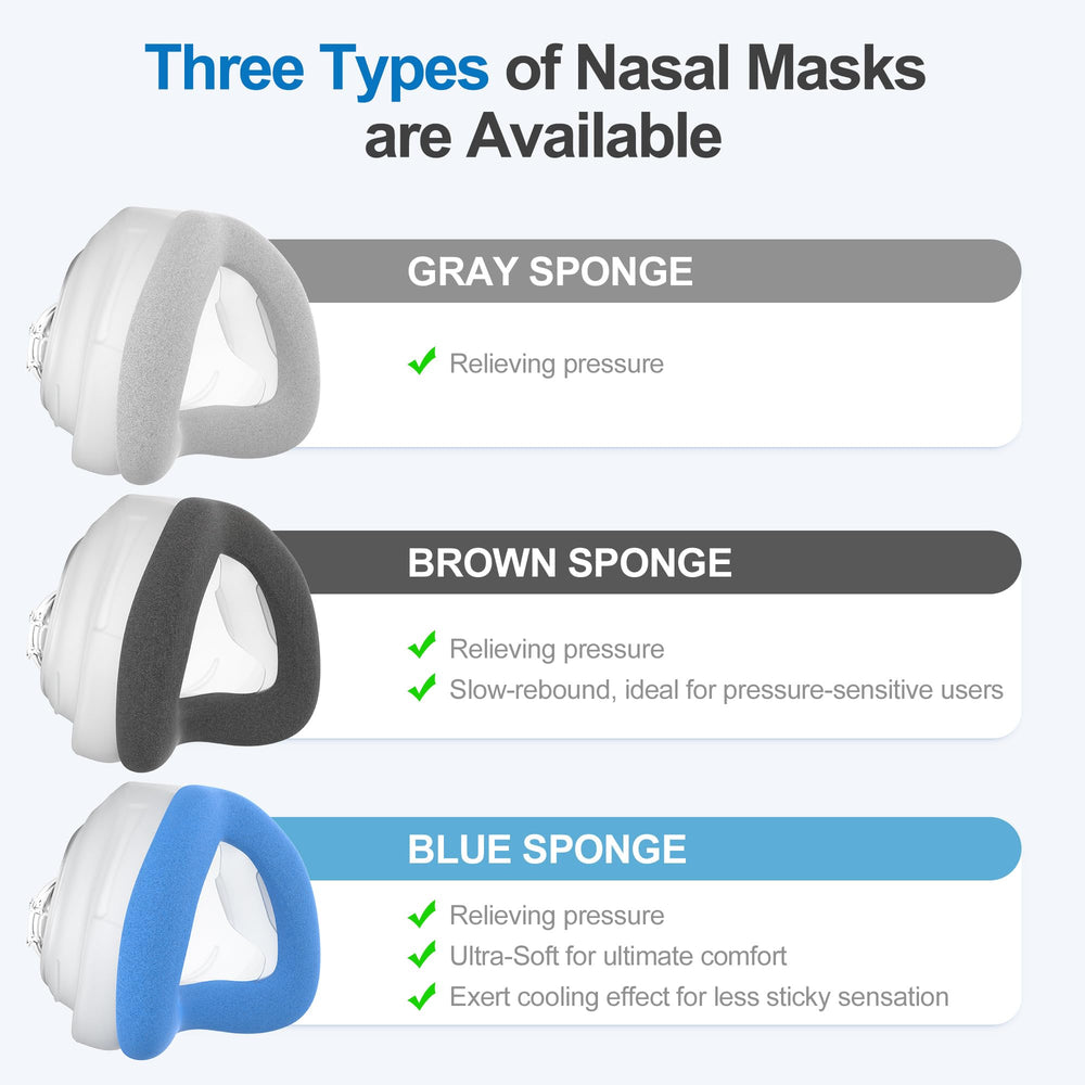 IBEET N20 blue cushion being cleaned with CPAP wipes