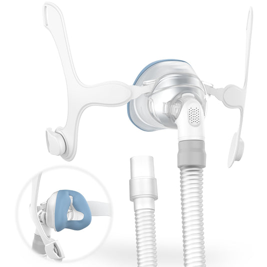 IBEET replacement frame for Airfit N20 with cushion enhances secure fit for CPAP users.