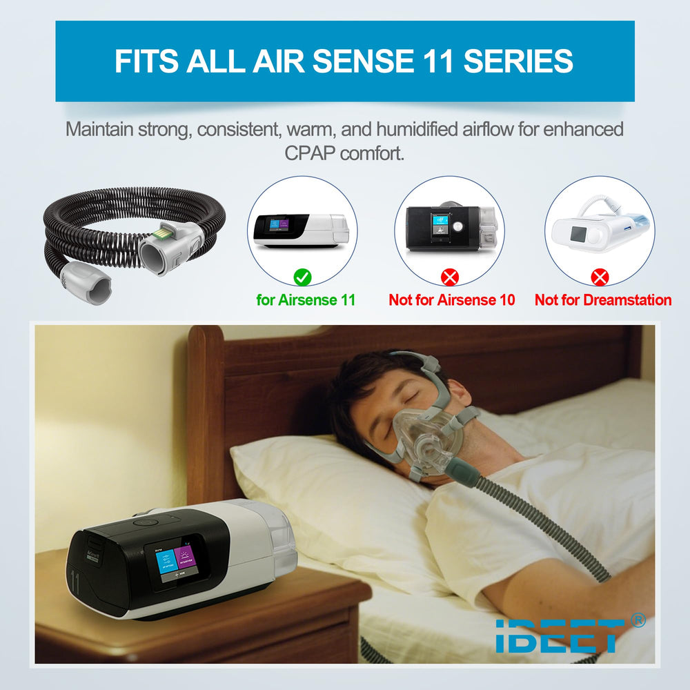 IBEET temperature-control hose maintains consistent airflow for AirSense 11 users.