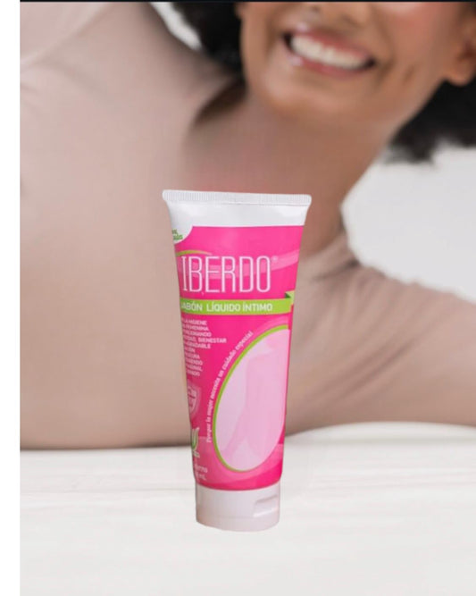 IBERDO gentle foam lather—mild cleansing with Aloe Vera.
