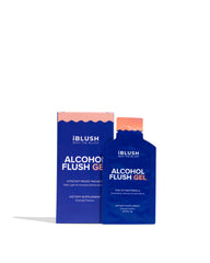 IBLUSH Asian Flush Gel brand-logo detail reinforces trusted formulation.